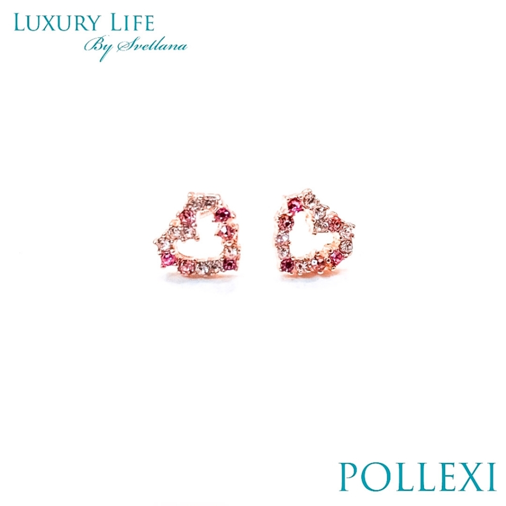 Tiny Gold Heart Earrings